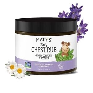 2 Maty’s All Natural Baby Apothecary Eucalyptus Lavender Chamomile Chest Rub